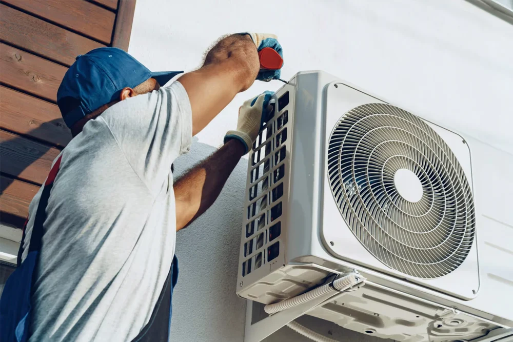 AC and fan installation