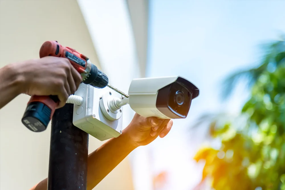Home security install